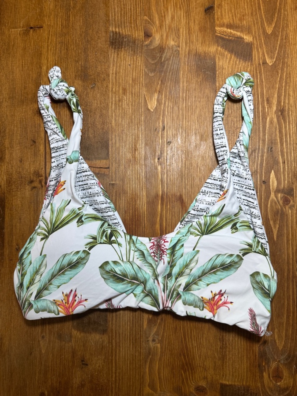 Reversible Malai Bikini top NWOT size M